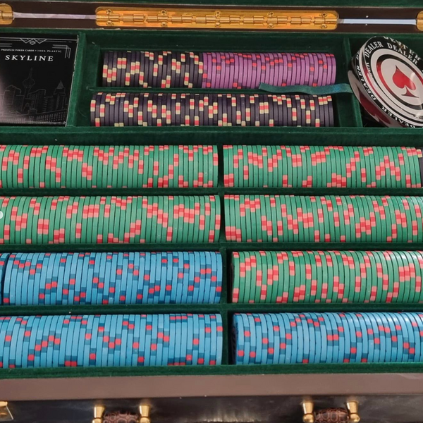 Poker Chips Set Gambler Palace 750