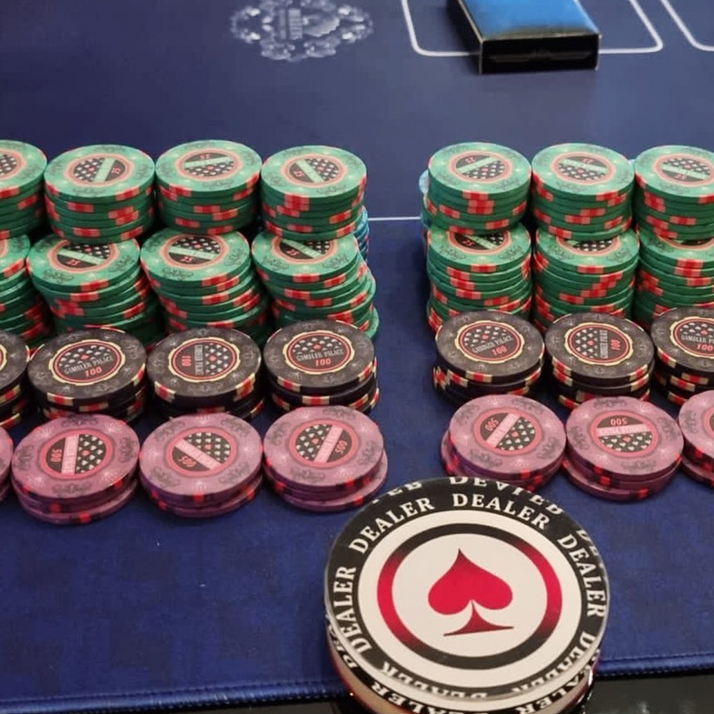 Poker Chips Set Gambler Palace 1000