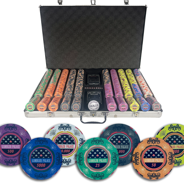 Poker Set Gambler Palace Tournament 1000