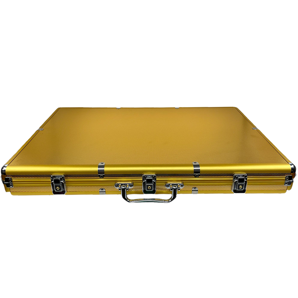 Poker Case Aluminium Gold 1000