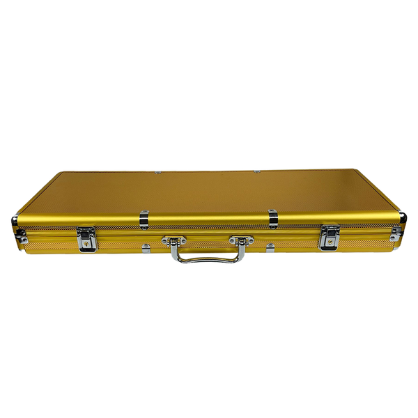 Poker Case Aluminium Gold 500