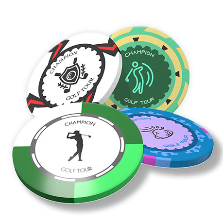 golf marker chips custom