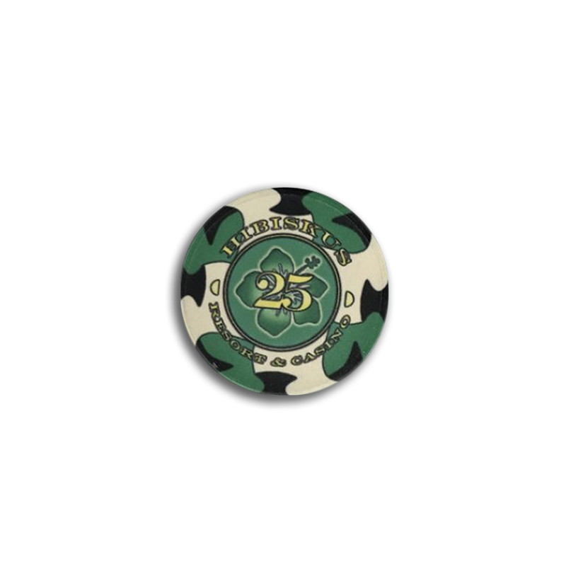 Hibiskus resort & casino 25 green white black
