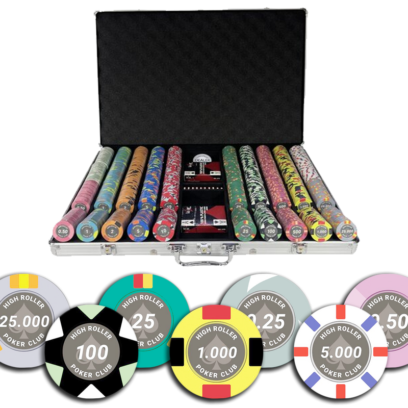 Poker Set High Roller Poker Club 1000