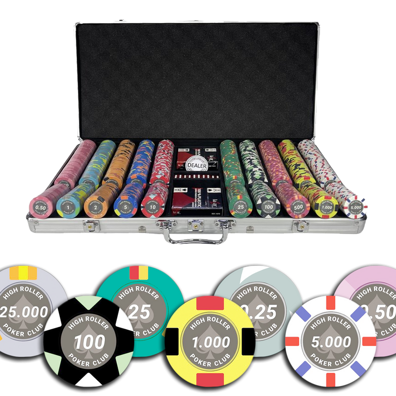 Poker Set High Roller Poker Club 750