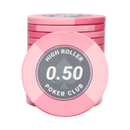 High Roller Poker Chip 0.50