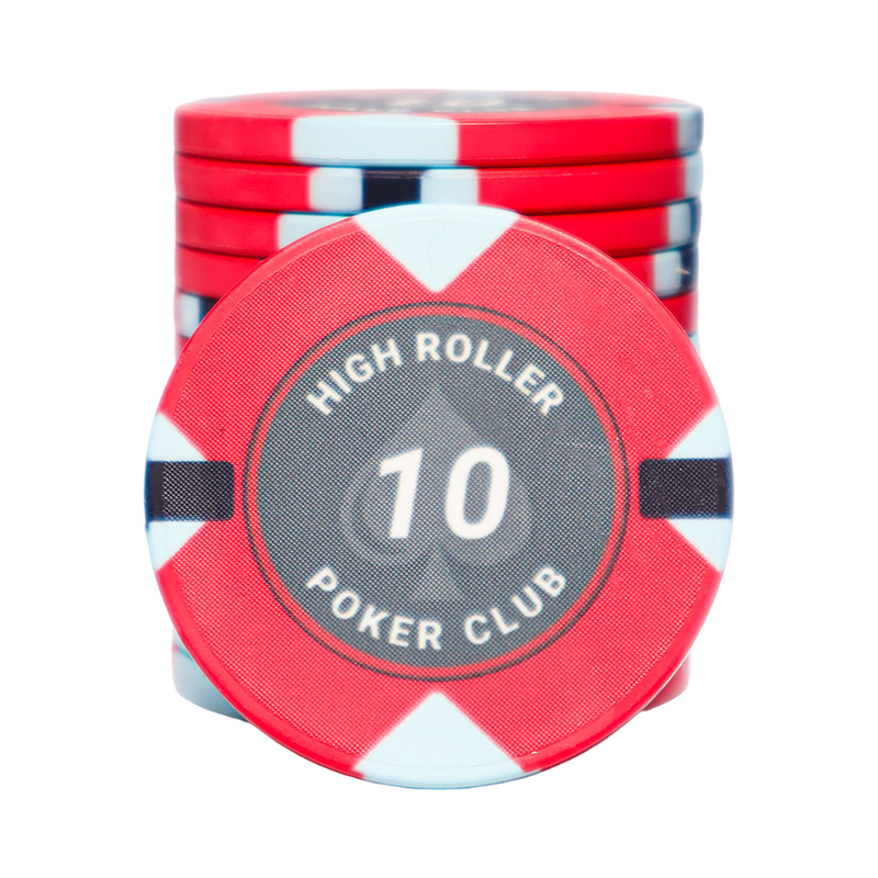 High Roller Poker Chip 10