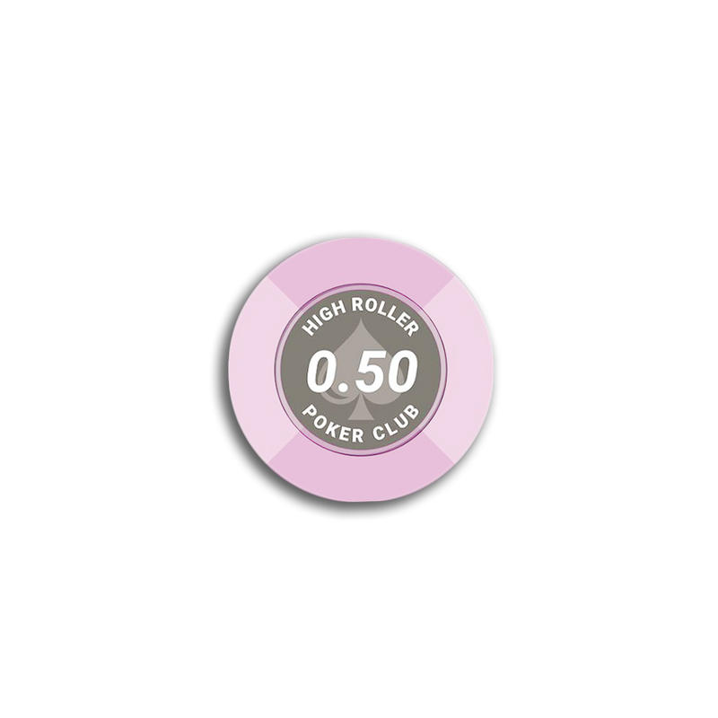 High Roller Poker Chip 0.50