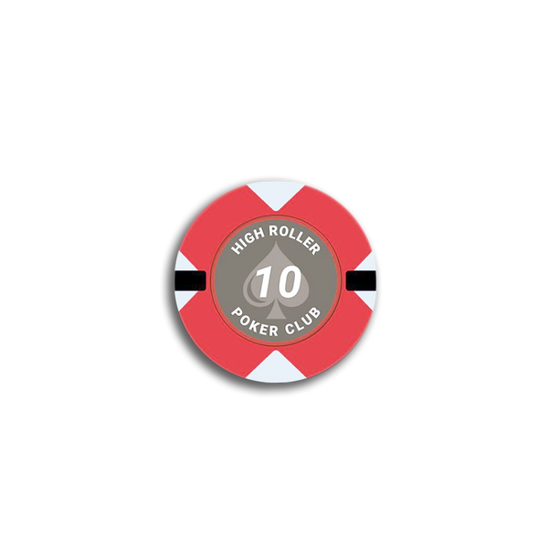 High Roller Poker Chip 10