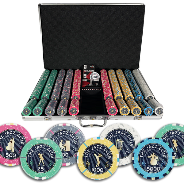 Poker Set The Jazz Club 1000