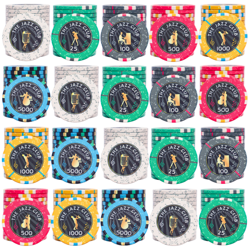 Poker Chips The Jazz Club 300