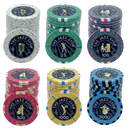 colorful stacks jazz club poker chips