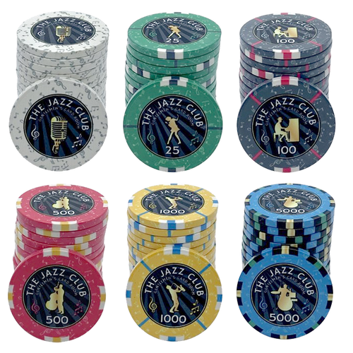 Poker Chips Set The Jazz Club 750