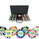 preview joker casino poker set 300, overview of our colorful poker chips, poker cards and a dealer button