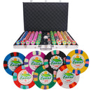 jokes casino 1000 poker set, poker chips, poker cards, dealer button and poker case