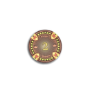 poker chip fiche kings en queens 2 dark red