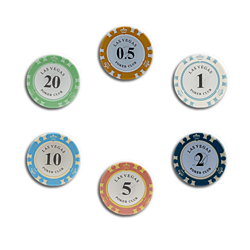 Poker Chips Set Vegas Poker Club 500