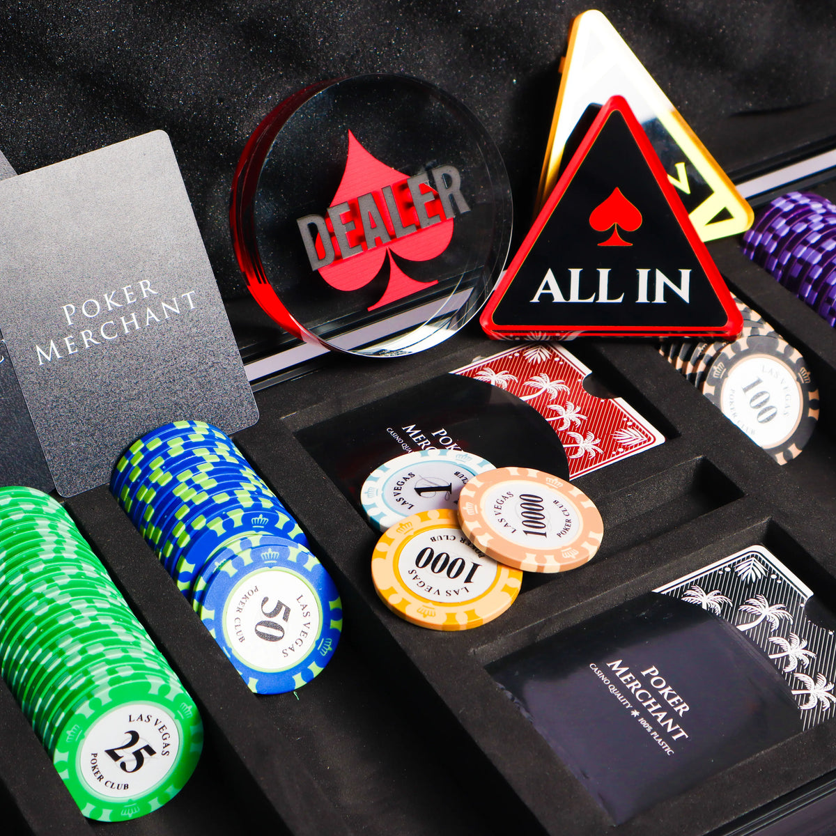 Taxas Hold'em Poker Set 5-in-1 with Blackjack Craps Roulette Wheel Poker Chips A Taxas Hold'em Poker Set 5-in-1 with Blackjack Craps Roulette Wheel Poker Chips A