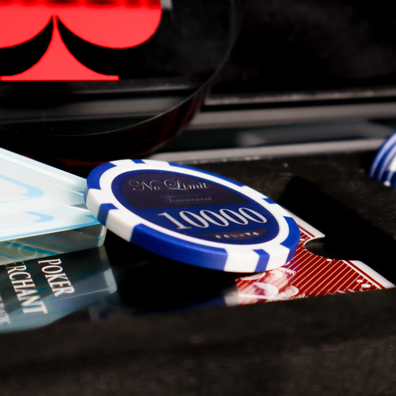 laza no limit poker chip set imagery