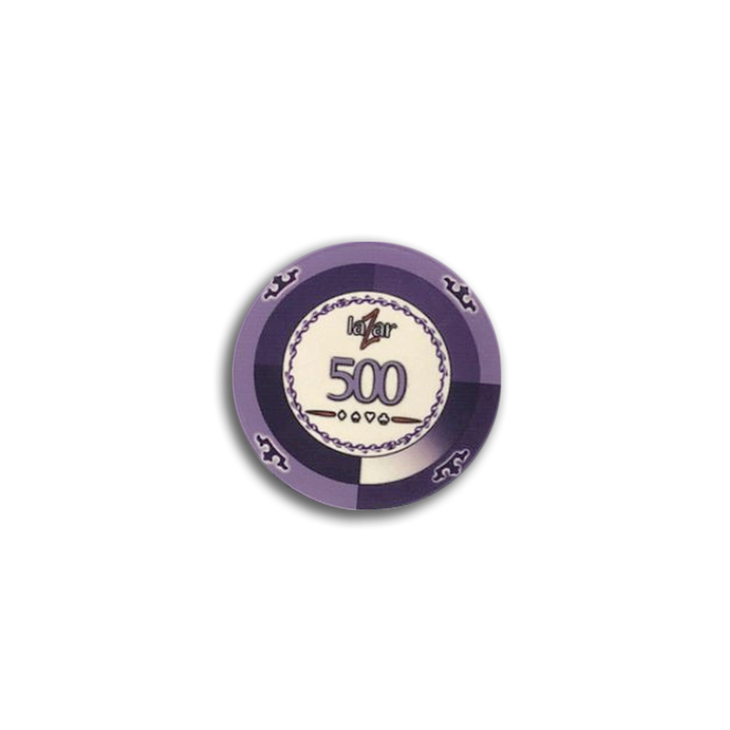 lazar casino poker chip 500 purple