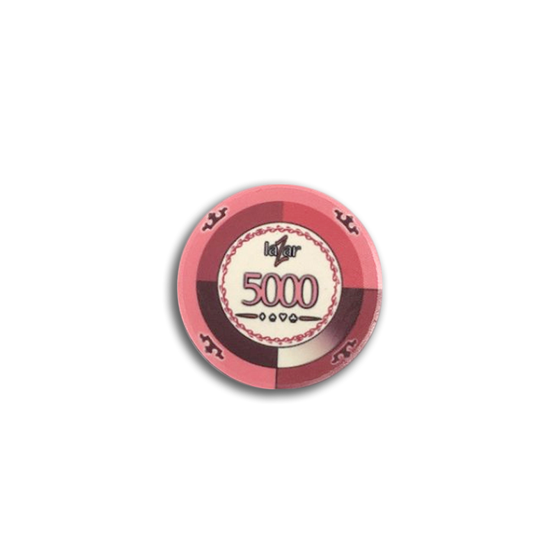 lazar casino poker chip 5.000 pink