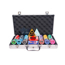 lazar no limit poker set, colorful poker chips, Poker cards, Dealer button and Poker case