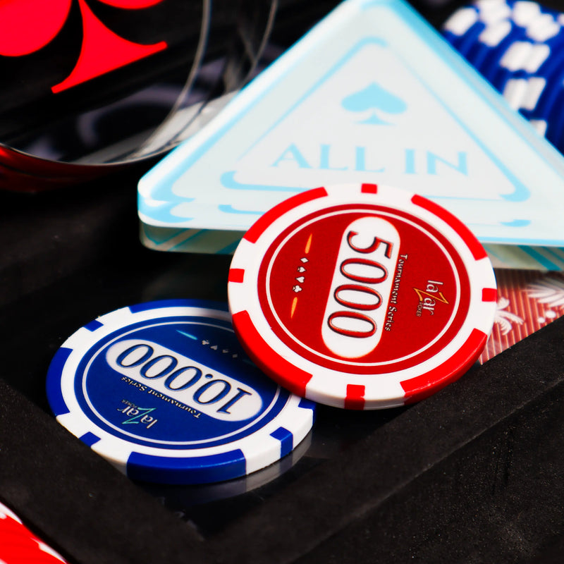Jetons de Poker Lazar Tournoi 500 pcs