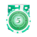 Lazar Suits Poker Chip 5