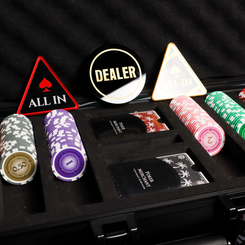 lazer suits poker set imagery