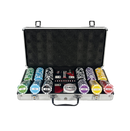 lazar tournament 300 chips, overview of our colorful poker chips, poker cards and a dealer button