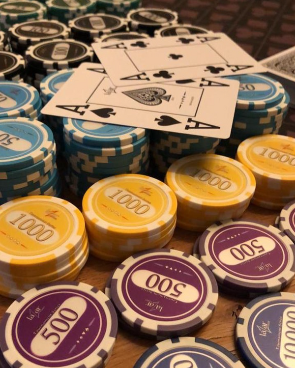 Poker Chips Set Lazar Tournament 500