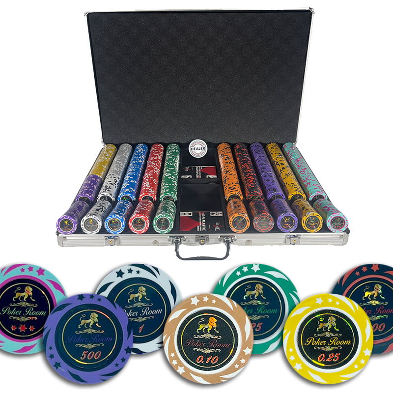 Poker Set Lion Poker Room 1000