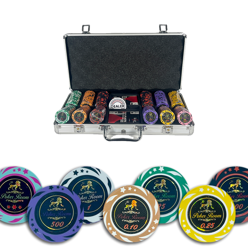 Poker Set Lion Poker Room 300