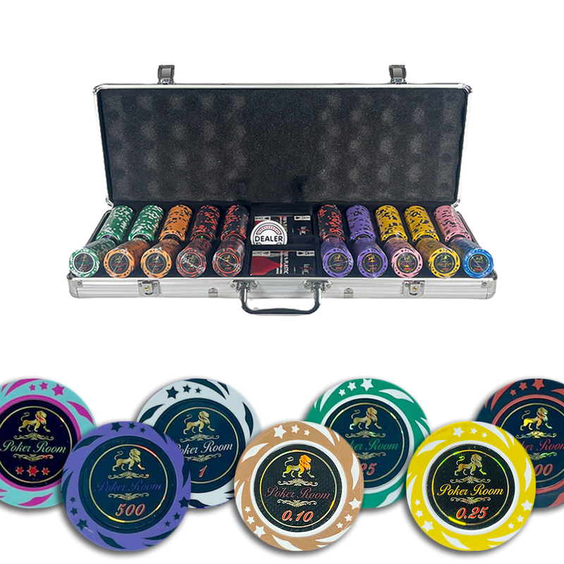 Poker Set Lion Poker Room 500