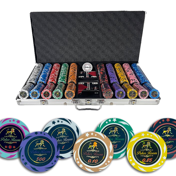 Poker Set Lion Poker Room 750