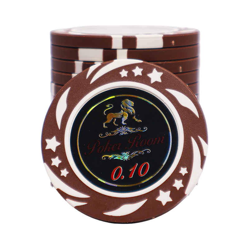 Lion Poker Room Poker Chip 0.10