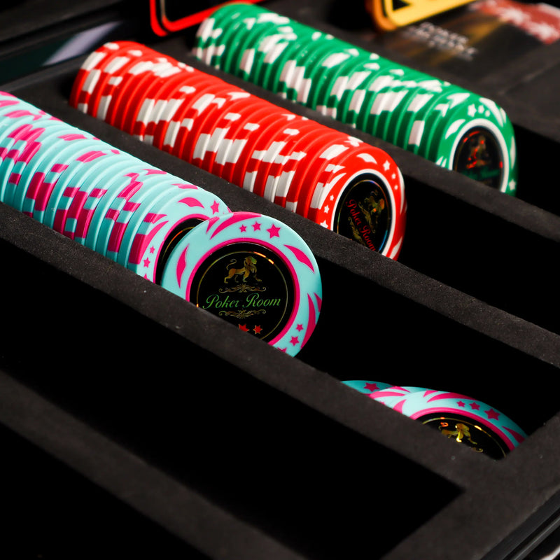 lion poker room poker chips imagery