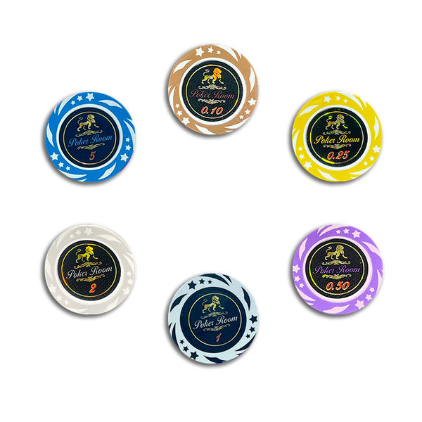 Poker Chips Set Lion Poker Room 300