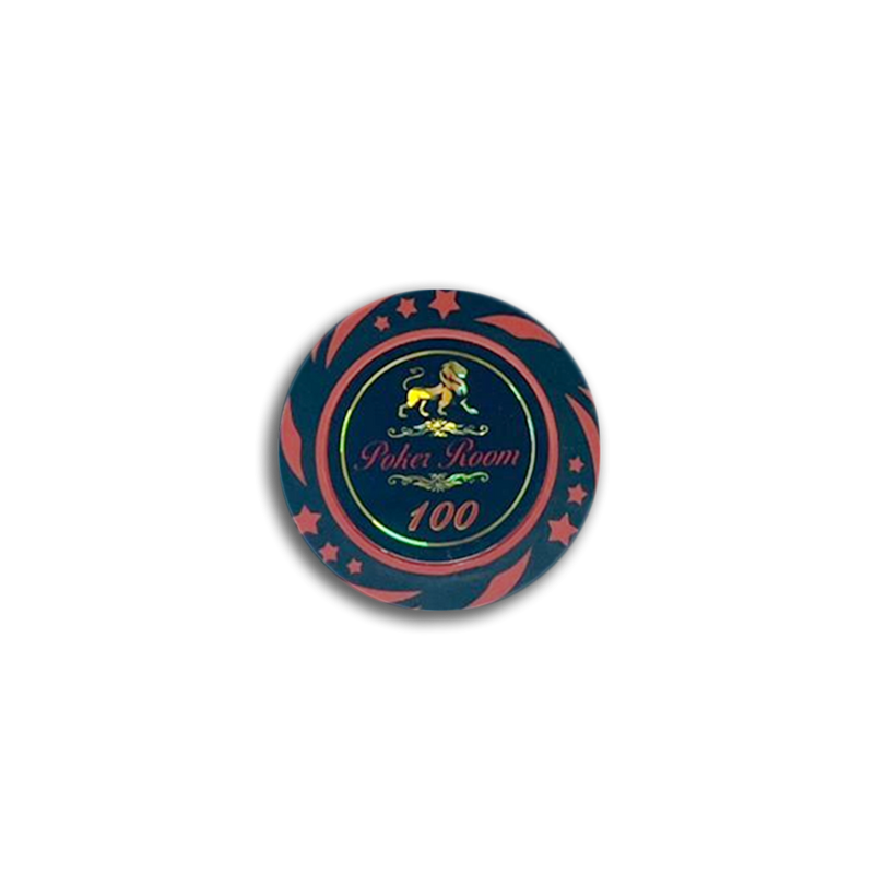 Lion Poker Room Poker Chip 100