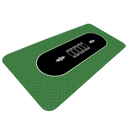luxury poker mat green black no limit texas hold'em