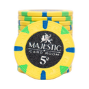 Majestic Poker Chip 5 Cents