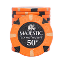 Majestic Poker Chip 50 Cents