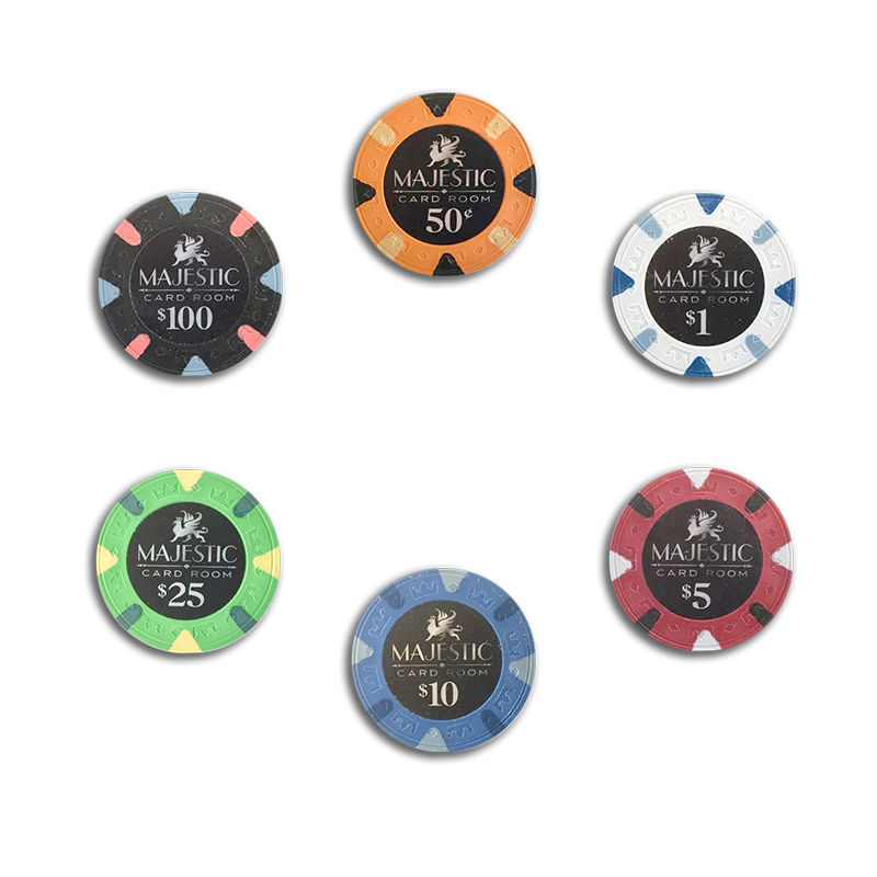 Poker Chips Set Majestic 500