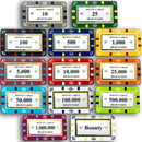 all monte carlo plaques, overview of our colorful poker plaque collection