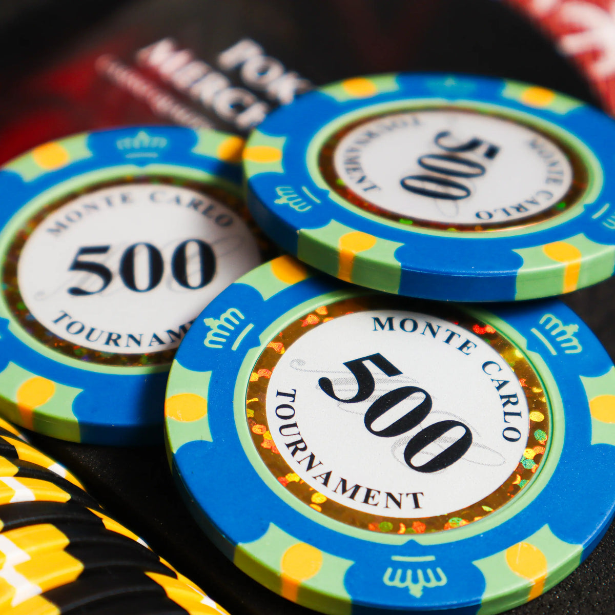 Maleta De Poker 500 Fichas 14gms Monte Carlo 3-tone | Parcelamento sem juros