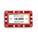 monte carlo poker plaque 10.000 high stakes
