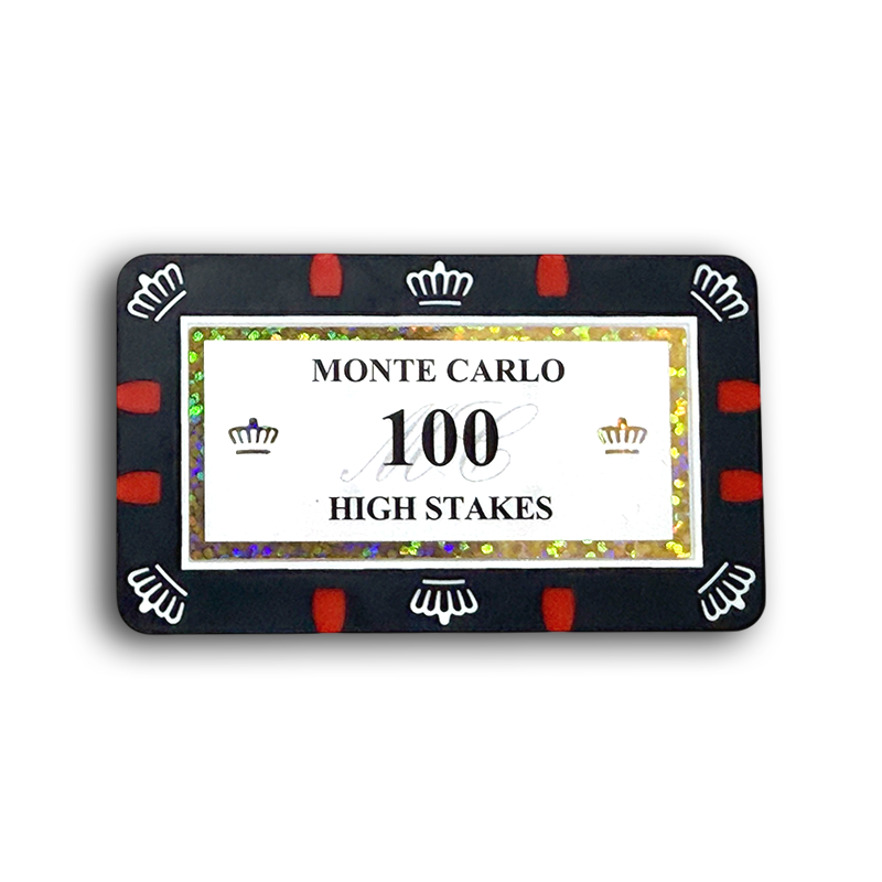 Poker Plaque Monte Carlo 100