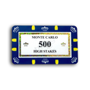 monte carlo poker plaque 500 high stake