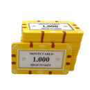 monte carlo poker plaque stack 1.000 high stake