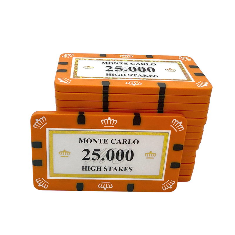 monte carlo poker plaque 25.000 high stakes